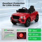 Alpha Joy 12V Kids Ride On Car Licensed Bentley Electric Vehicle with Remote Control, Soft Start, 3 Speed, LED Lights, Built-in Storage & Music, Gift for Boys Girls Ages 3-8, Red