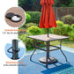 Sophia&William 5 Pieces Outdoor Patio Dining Set Swivel Chairs and Table Set for 4