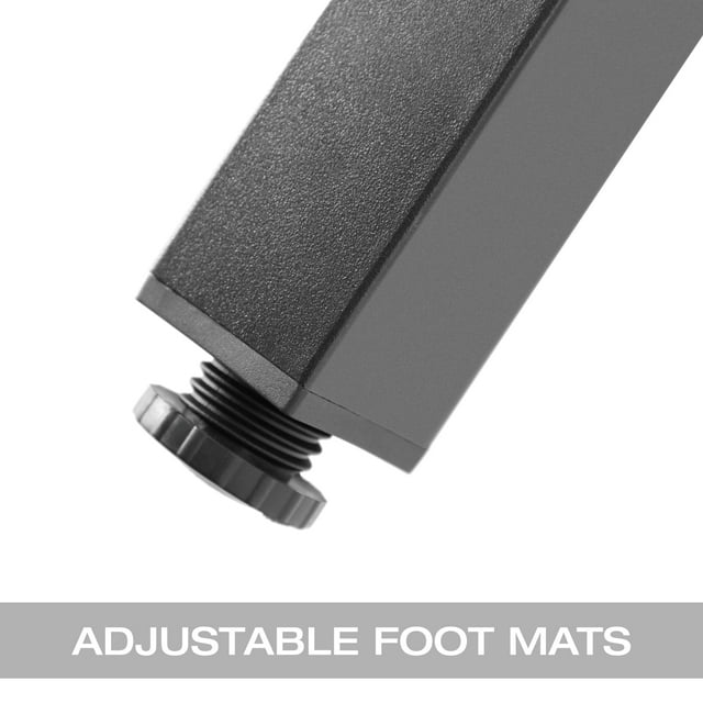 Sophia & William Expandable Steel Outdoor Patio Dining Table for 6-8 people, Black