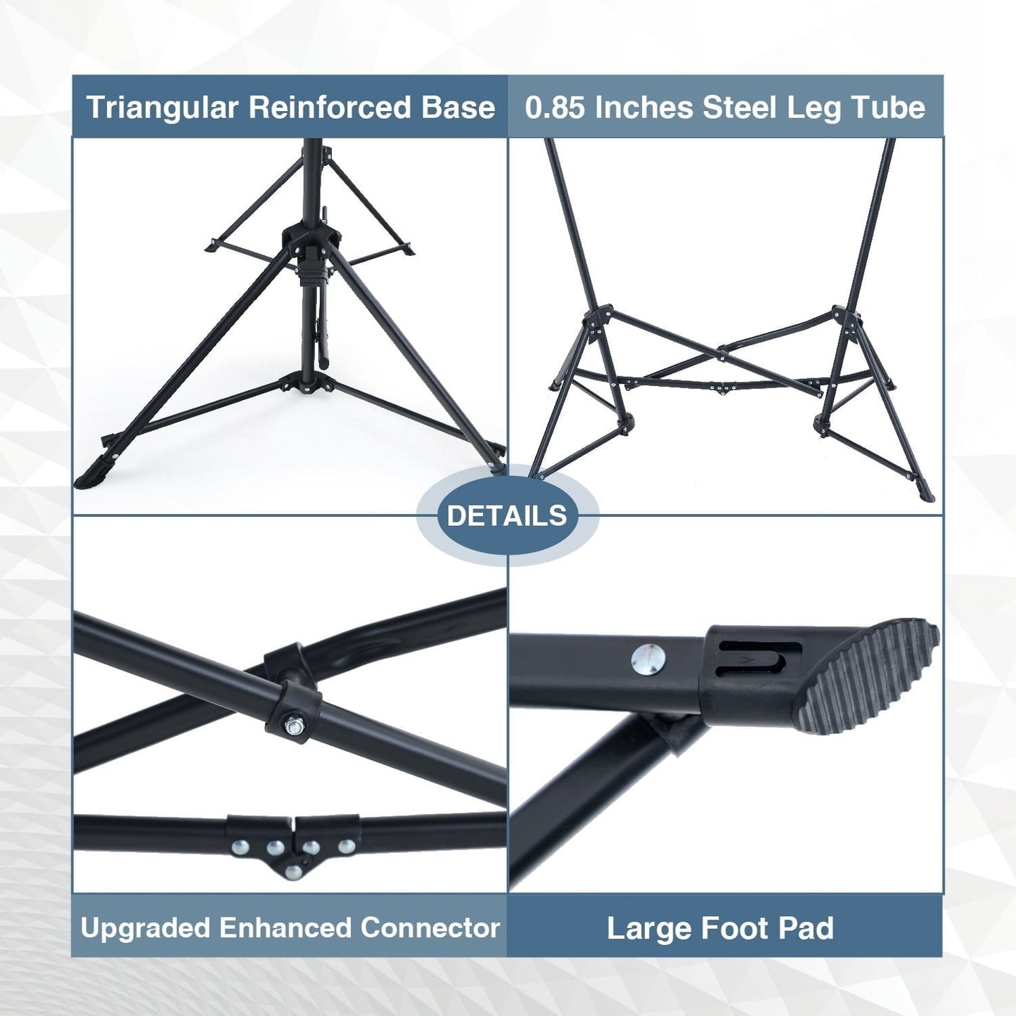 Alpha Joy Hammock Camping Chair Folding Rocking Chair