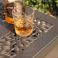 Sophia & William 27.5¡± Cast Aluminum Patio Bistro Table with 1.97¡± Umbrella Hole for Garden, Backyard