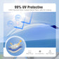 10' x 10' Pop up Canopy Tent with Netting Portable Outdoor Event Tent with Roller Bag, Blue