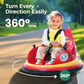 Alpha Joy Kids Bumper Car 12V Battery Powered Ride on w/LED Lights, Bluetooth Music, 360¡ã Spin, Remote Control, Electric Car in 2 MPH, Red