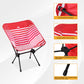 Sophia & William ultralight Compact Camping Chair Portable Folding Chair with Carry Bag, Red