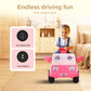 Alpha Joy Kids Remote Control Car Toys with LED Lights & Fish Sticker, Pink