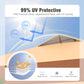 Alpha Joy 10'x 10' Instant Canopy Outdoor Ez Up Outdoor Canopy Shelter Tent with 4 Side Walls, Beige