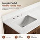 Sophia & William 72" Bathroom Vanity with Double Sink Freestanding Wood Bathroom Cabinet Vanity with 2 Doors of Adjustable Shlves, 2 Pull-out Drawers and 1 Elevated Drawer, Hickory