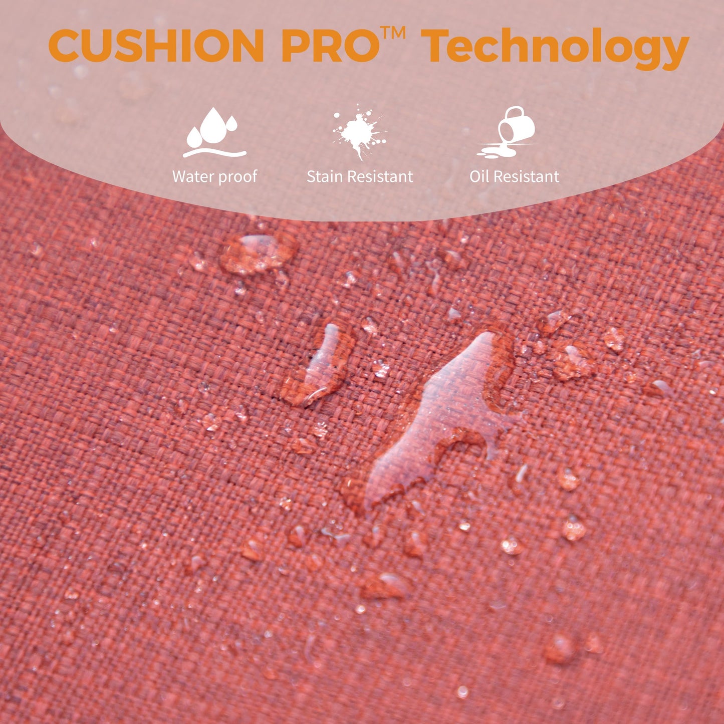 Sophia&William 5 Seat Patio Conversation Set Outdoor Sofa Furniture Set with Marble Table, Swivel Chair, Red