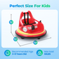 Sophia&William Bumper Car for Kids 12V Battery Powered Ride on w/Bluetooth Music, LED Lights, Remote Control, Electric Toy Car in 2 MPH with DIY Stickers, Red