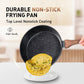 Sophia & William 15 Pieces Kitchen Nonstick Granite-Coated Cookware Set - Black