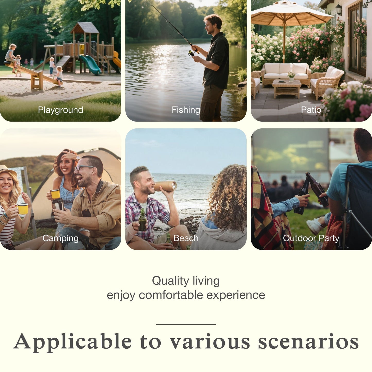 Sophia & William 2 Pack Folding Beach Chairs lightweight Outdoor Lounge Chair with 4 Adjustable Positions & Cooler Bag, Blue