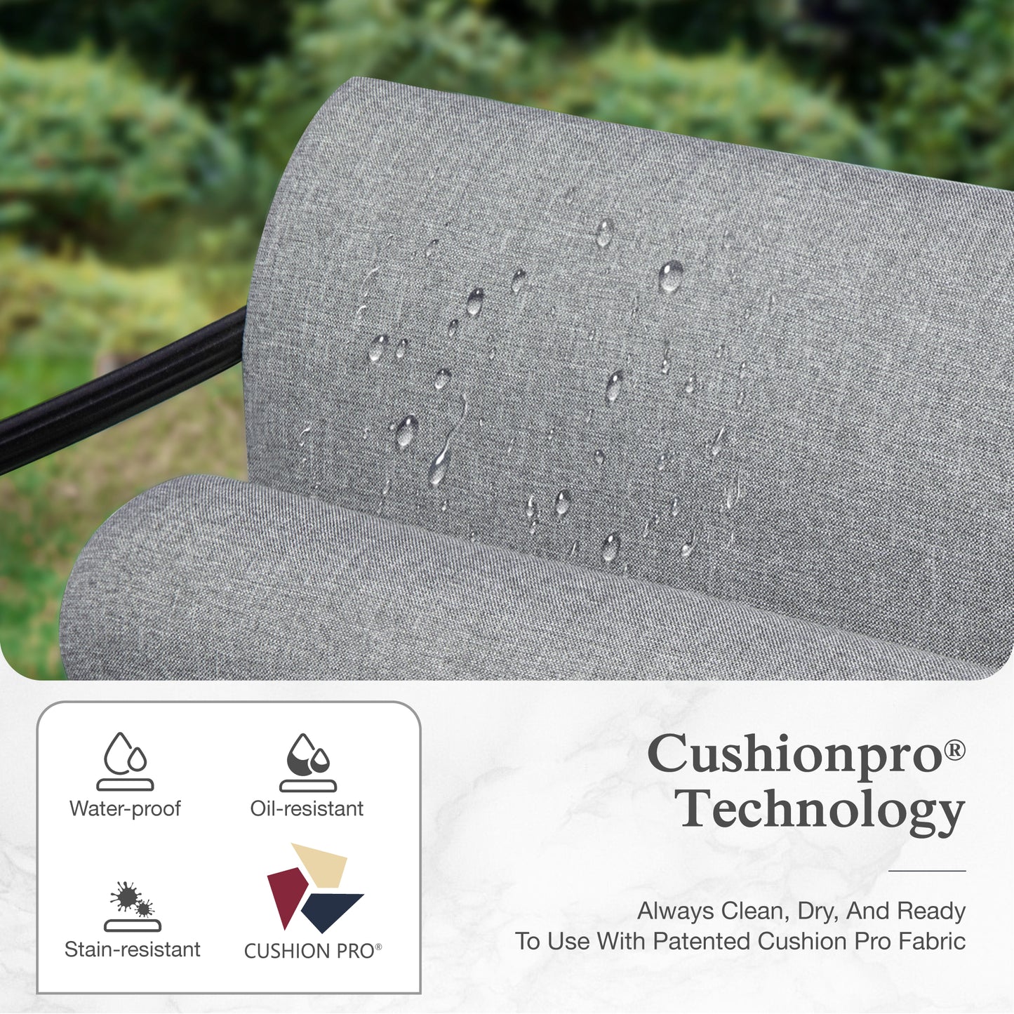 Sophia&William 5 Pieces Outdoor Patio Furniture Set Modern Metal Conversation Set with 28.3" Wider Chairs & Modular Coffee Table & 7.1" Gray Cushions