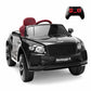 Alpha Joy 12V Kids Ride On Car Licensed Bentley Electric Vehicle with Remote Control, Soft Start, 3 Speed, LED Lights, Built-in Storage & Music, Gift for Boys Girls Ages 3-8, Black