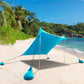 Sophia & William 7.6'x7.2' Sunshade Beach Tent UPF 50+ Sun Shelter Portable Canopy Beach Tent for 3-4 Person, Blue