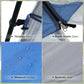 Sophia & William 7.6'x7.2' Sunshade Beach Tent UPF 50+ Sun Shelter Portable Canopy Beach Tent for 3-4 Person, Blue