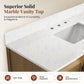 Sophia & William 48" Bathroom Vanity with Sink Freestanding Wood Bathroom Cabinet Vanity with 2 Doors of Adjustable Shlves, 1 Tip-out Drawers, 2 Pull-out Drawers and 1 Elevated Drawer, Light Oak