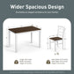 Alpha Joy Farmhouse Dining Table Set for 4 Solid Wood Kitchen Chairs and Table Set