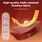 Alpha Joy 15ft Outdoor Patio Umbrella Extra-Large Double-Sided Garden Umbrella with Crank Handle and Base - Burgundy