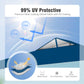 Alpha Joy 10x10ft Pop-up Canopy Instant Outdoor Canopy Tent Portable Straight Leg Shelter with Roller Bag for Outside, D&L Blue