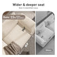 Sophia&William 157.5"L Modular Sectional Sofa Sets, Modern Chenille Couch 6-Seat Oversized Cloud Sofa with 4 Pillows & 2 Ottomans for Living Room,Beige