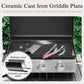 Alpha Joy 3-Burners Outdoor Gas Griddle Portable Flat Top Table Grill