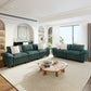 Sophia&William Convertible Sectional Sofa Couch, Modern Chenille Couch 5-Seat Sofa Sectional for Living Room,Green