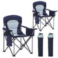 Sophia & William Foldable Canopy Chair Portable Camping Lounge Chair Outdoor Sunshade Canopy Chair with Cup Holder, Royal Blue