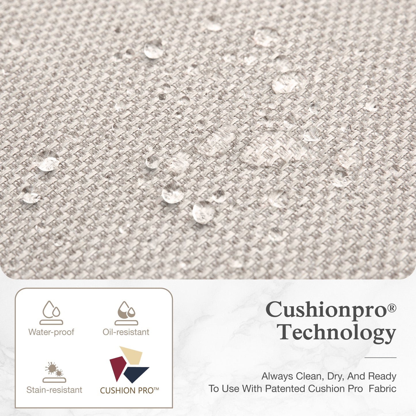 Sophia & William 5 Seat Patio Outdoor Furniture Set Wooden-like Conversation Set with Chairs & Coffee Table, Beige