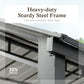 Alpha Joy 10' x 20' Metal Carport Heavy Duty Hardtop Carport Kits Galvanized Steel Roof Multi-Purpose Shelter
