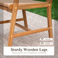 Sophia & William 9 Pieces Acacia Wood Outdoor Patio Dining Set Wicker Rattan Chairs and Rectangle Table Furniture Set for Lawn, Garden, Backyard