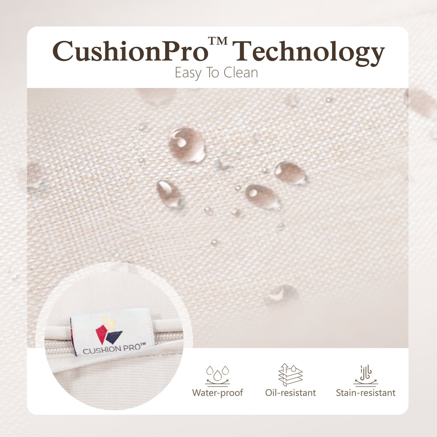 Sophia & William Outdoor Patio Wicker Swivel Chairs Set of 2 with 5.5" Thick Cushions, Beige