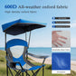 Sophia & William Foldable Canopy Chair Portable Camping Lounge Chair Outdoor Sunshade Canopy Chair with Cup Holder, Blue