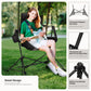 Alpha Joy Hammock Camping Chair Folding Rocking Chair, Black