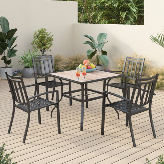 Sophia & William 5 Peices Outdoor Patio Dining Set 4-Person Furniture Set