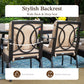 Sophia & William 7-Pieces Outdoor Patio Dining Set Metal Cushioned Chairs and Table Furniture Set for 6,Beige